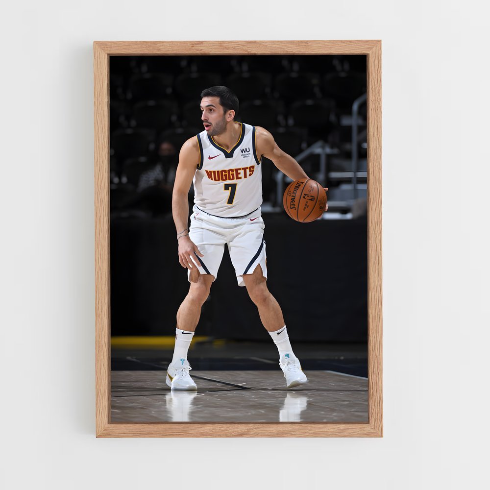 Poster Facundo de campazzo – affiche Basketball (vue 4)